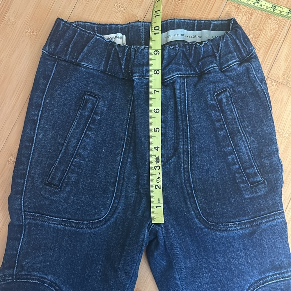 Anthropologie Pilcro & the Letterpress High Rise Denim Jean Leggings women’s XXS - Picture 7 of 11